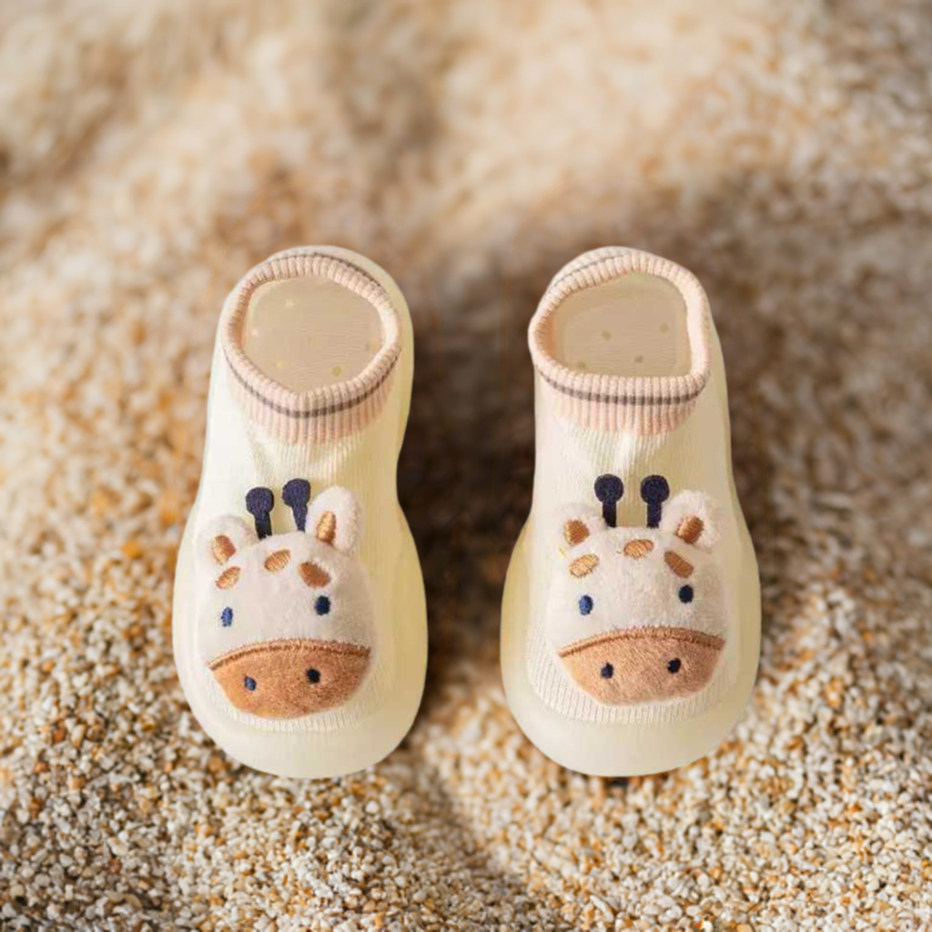 Cream Giraffe Kids Shoes