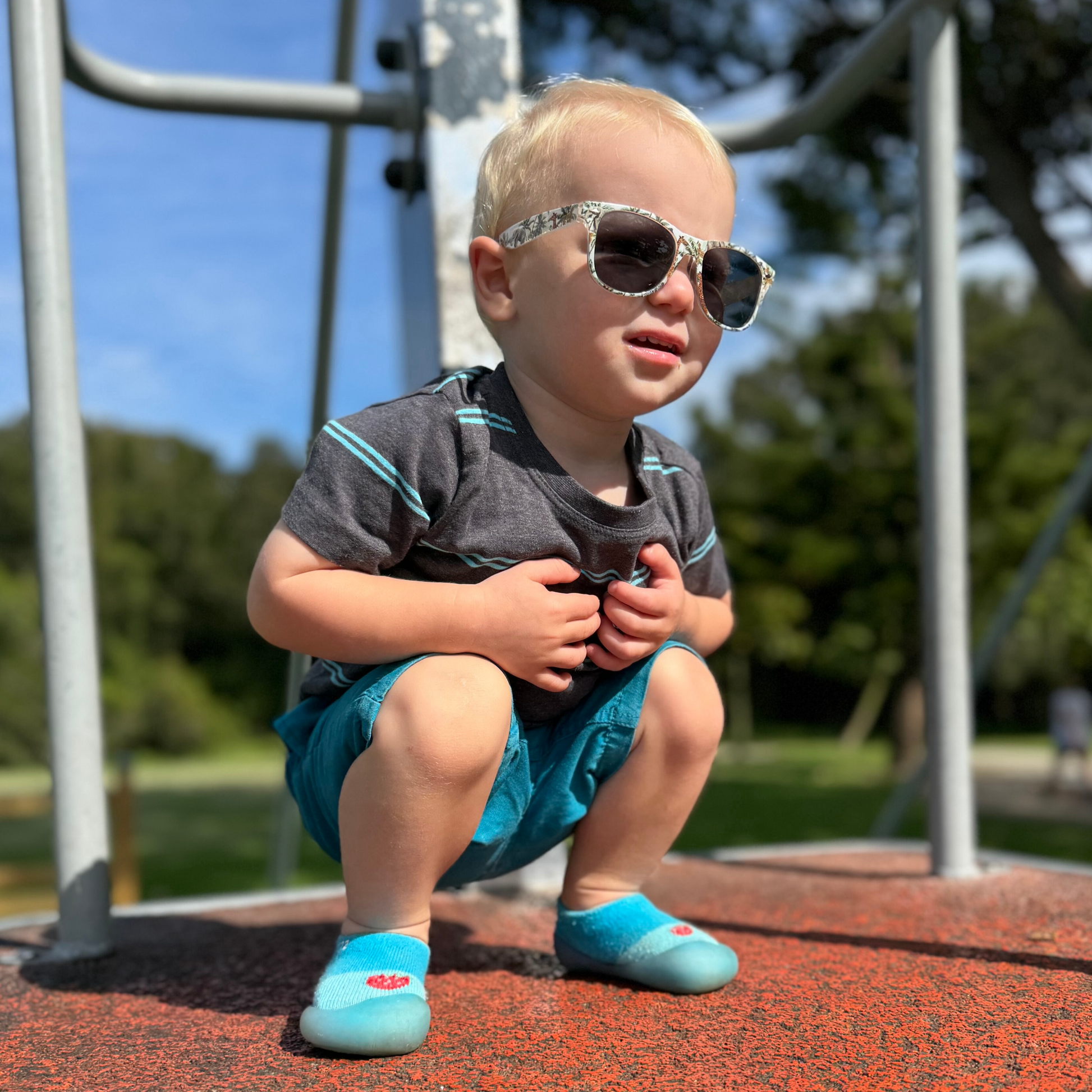 Pink Lollipop toddler shoes side profile