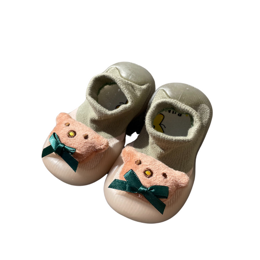 Toddler Brown Bear shoes side angle