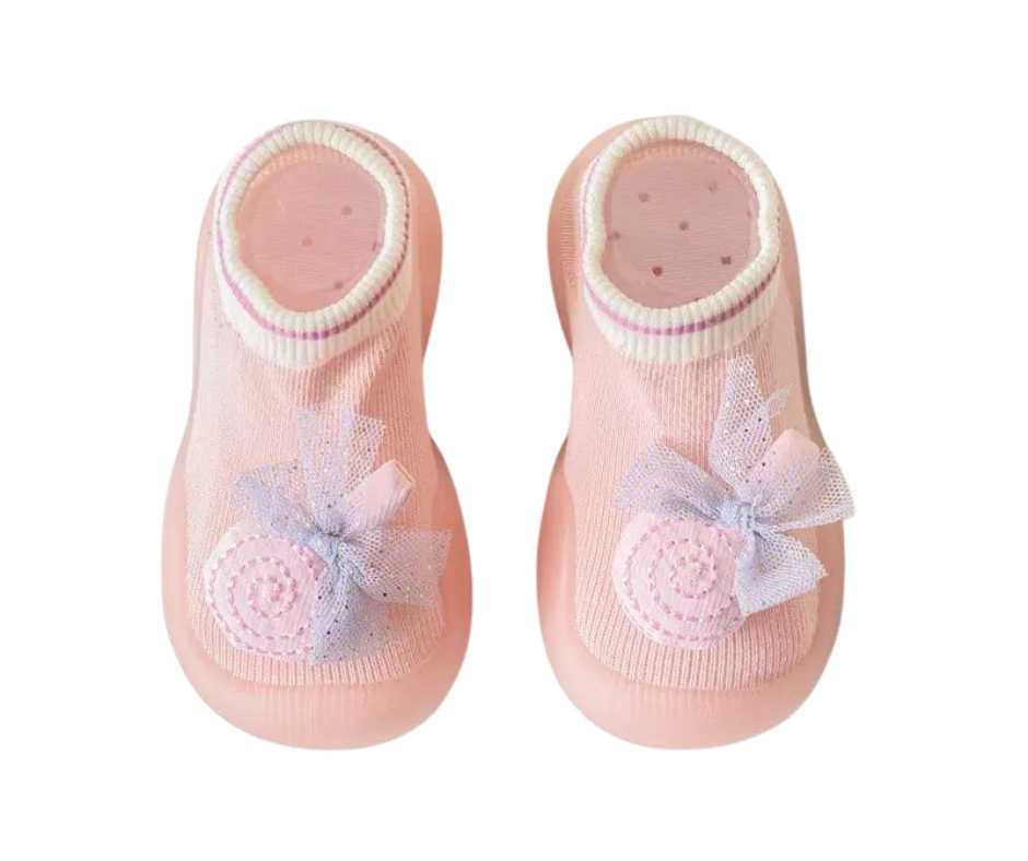 Bumbi Kids Pink Lollipop Shoes Front